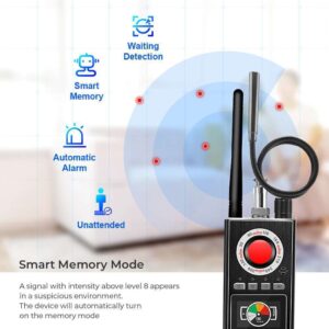 Détecteur K88 Multi-fonction GPS GSM WIFI Recherche de bug Détecteur Signal Lens – Image 6