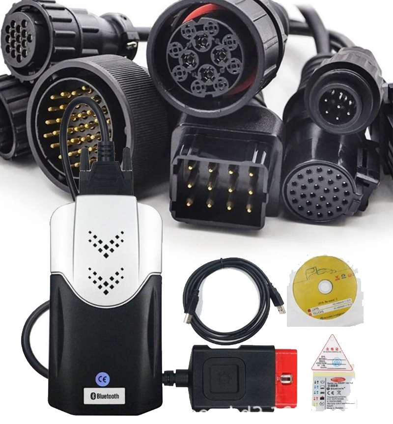 Diagnostic Delphi DS150E avec 8 càbles camion voiture