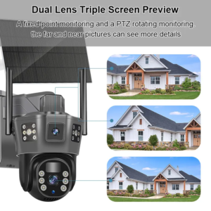 Caméra de surveillance 12MP FHD avec panneau solaire 4G SIM – Image 3